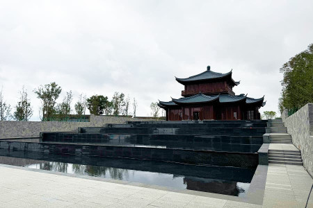 普陀山易德园景观图