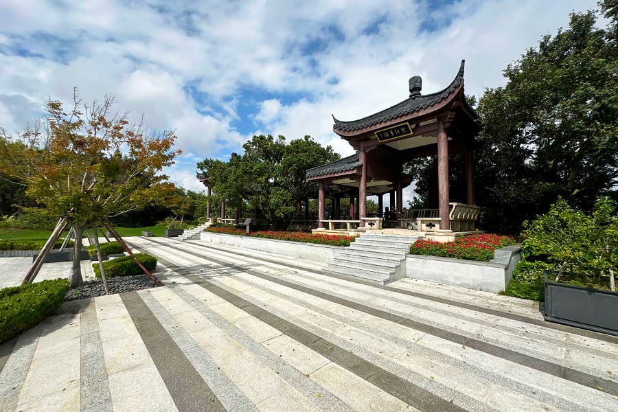 普陀山易德园景观图
