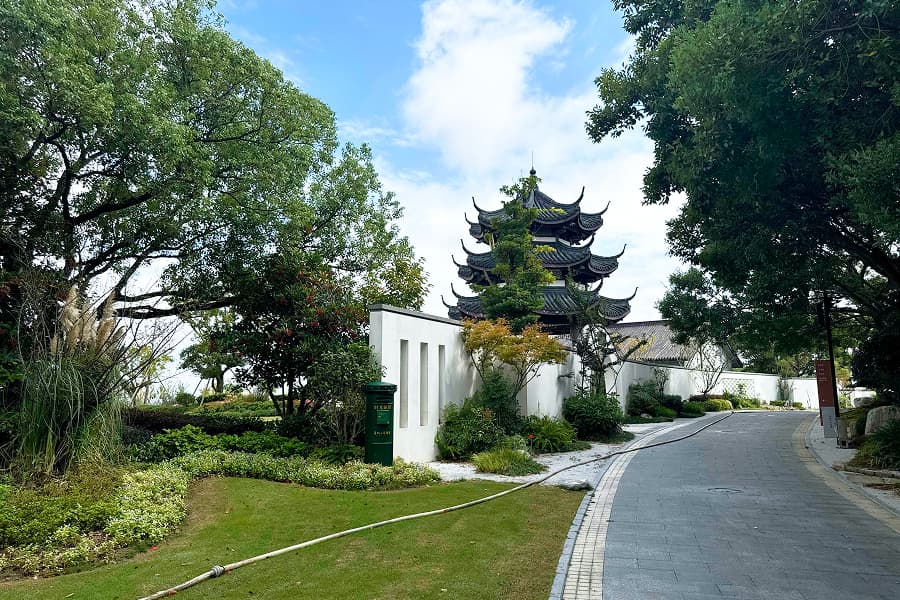 普陀山易德园景观图