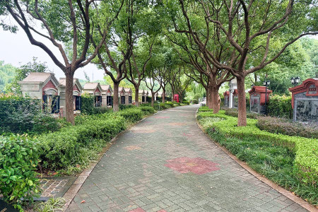 上海市青浦区福寿园园区环境图