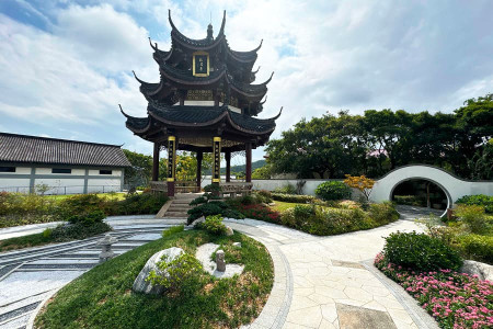 普陀山易德园景观图