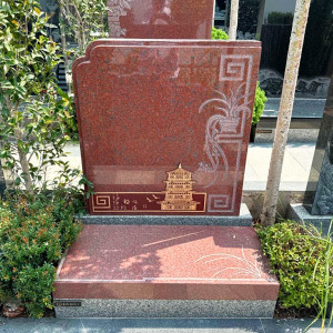 名流陵园传统立碑