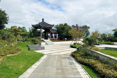 普陀山易德园景观图