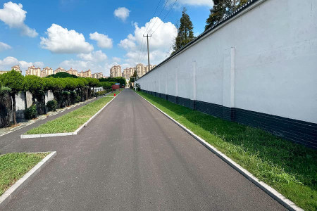 上海市青浦区九天陵园园区道路图