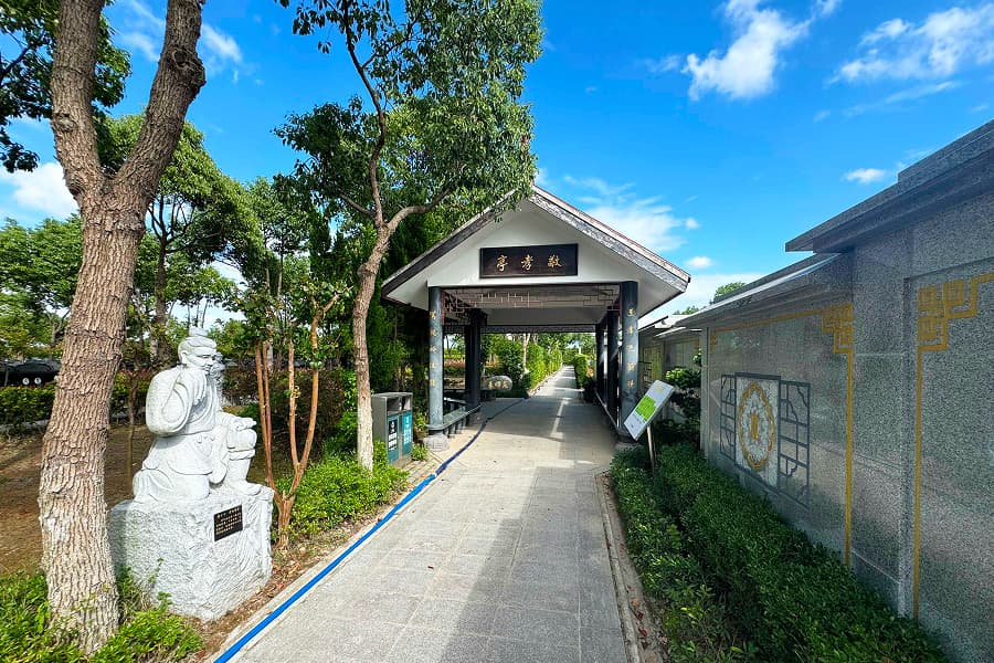 上海市奉贤区永福园陵敬孝亭图