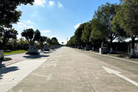 上海市松江区浦南陵园园区环境图