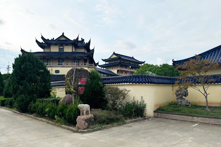 浏家港陵塔景观图